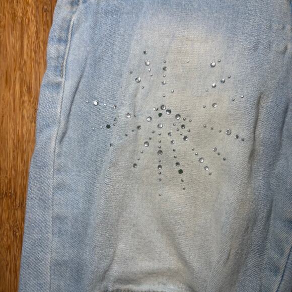 bling cute out denim - Picture 4 of 11